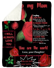 TO MY MOM CUSTOM NAME Large Sherpa Fleece Blanket - 60" x 80" thumbnail