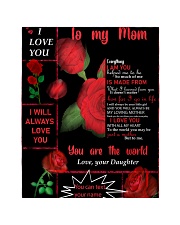 TO MY MOM CUSTOM NAME Quilt 40"x50" - Baby front