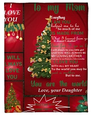 TO MY MOM CUSTOM NAME CHRISTMAS Small Fleece Blanket - 30" x 40" thumbnail