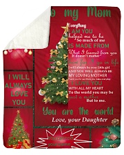 TO MY MOM CUSTOM NAME CHRISTMAS Sherpa Fleece Blanket - 50" x 60" thumbnail