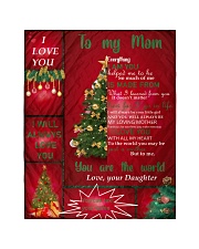TO MY MOM CUSTOM NAME CHRISTMAS Quilt 40"x50" - Baby front