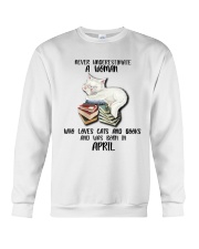 APRIL CAT LOVERS Crewneck Sweatshirt tile