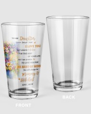 TO MY DAUGHTER FROM MOM 4 Pint Glass tile