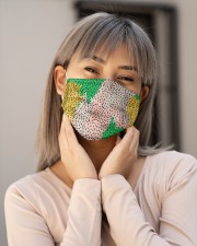 ALL ABOUT LEOPARDS Cloth face mask aos-face-mask-lifestyle-17