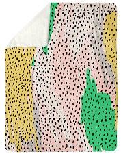 ALL ABOUT LEOPARDS Large Sherpa Fleece Blanket - 60" x 80" thumbnail