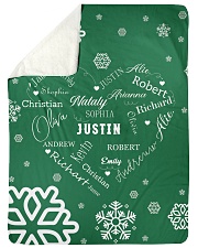 CUSTOM FAMILY NAME - XMAS 2020 Sherpa Fleece Blanket tile