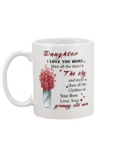 TO DAUGHTER FROM GRUMPY OLD MOM Mug back
