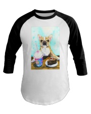 FRENCH BULLDOG 14 Baseball Tee tile