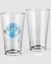 AWESOME SKULL VODKA 16oz Pint Glass front
