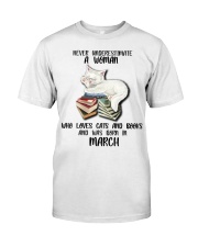 MARCH CAT LOVERS Classic T-Shirt front