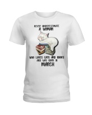 MARCH CAT LOVERS Ladies T-Shirt tile