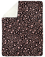 ALL ABOUT LEOPARDS Sherpa Fleece Blanket tile