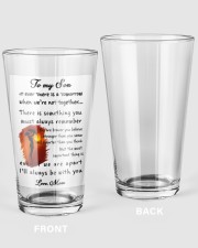 XMAS GIFT TO SON FROM MOM 1 Pint Glass tile