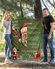 TO MY MOM CUSTOM NAME - SANTA Quilt 40"x50" - Baby aos-quilt-40x50-lifestyle-front-03