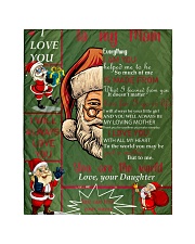 TO MY MOM CUSTOM NAME - SANTA Quilt 40"x50" - Baby front
