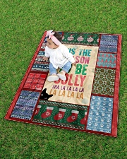 CAT LOVERS 56 Quilt 40"x50" - Baby aos-quilt-40x50-lifestyle-front-09