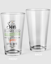 XMAS GIFT TO AMAZING SON Pint Glass tile