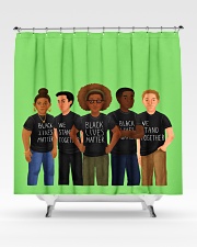 LIMITED EDITION 17 Shower Curtain aos-shower-curtains-71x74-lifestyle-front-02