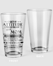 I GET MY ATTITUDE 1 Pint Glass tile
