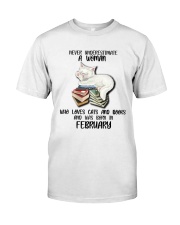 FEBRUARY CAT LOVERS Classic T-Shirt front