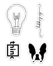 FRENCH BULLDOG 22 Sticker - Single (Vertical) front