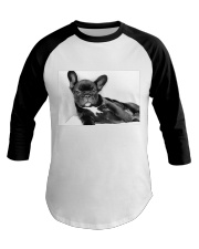 FRENCH BULLDOG 5 Baseball Tee tile