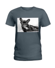 FRENCH BULLDOG 5 Ladies T-Shirt tile