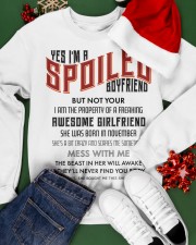 YES I'M A SPOILED BOYFRIEND Crewneck Sweatshirt apparel-crewneck-sweatshirt-lifestyle-front-21