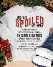 YES I'M A SPOILED BOYFRIEND Crewneck Sweatshirt apparel-crewneck-sweatshirt-lifestyle-front-24
