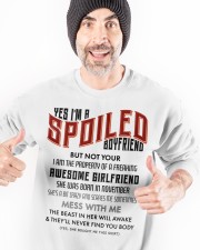 YES I'M A SPOILED BOYFRIEND Crewneck Sweatshirt apparel-crewneck-sweatshirt-lifestyle-front-33