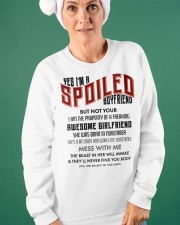 YES I'M A SPOILED BOYFRIEND Crewneck Sweatshirt apparel-crewneck-sweatshirt-lifestyle-front-42