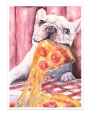 FRENCH BULLDOG 24 Sticker tile
