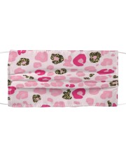 ALL ABOUT LEOPARDS Cloth face mask front
