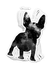 FRENCH BULLDOG 7 Sticker - 10 pack (Vertical) front
