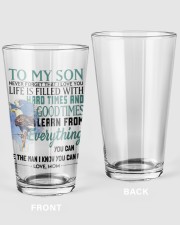 TO MY SON FROM MOM 2 16oz Pint Glass thumbnail