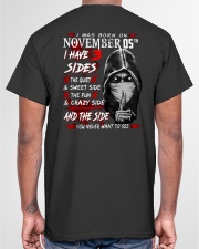 NOVEMBER MAN 3 SIDE 05TH Classic T-Shirt garment-tshirt-unisex-back-04