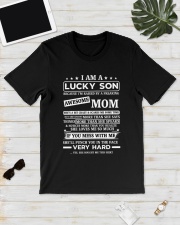 I AM A LUCKY SON RAISED BY AWESOME MOM Classic T-Shirt lifestyle-mens-crewneck-front-17