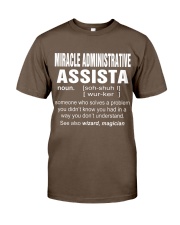 HOODIE MIRACLE ADMINISTRATIVE ASSISTA Classic T-Shirt front