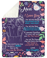 To my Mom - Large Sherpa Fleece Blanket - 60" x 80" thumbnail