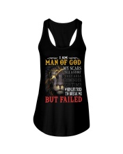 I Am Man Of God Ladies Flowy Tank tile