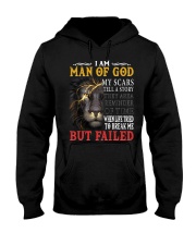 I Am Man Of God Hooded Sweatshirt tile
