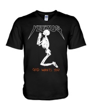 God Want You V-Neck T-Shirt tile