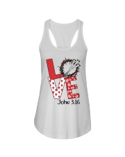 LOVE 04 Ladies Flowy Tank tile