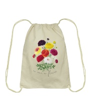 Flowers Drawstring Bag tile