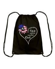 One Nation Under God Drawstring Bag tile