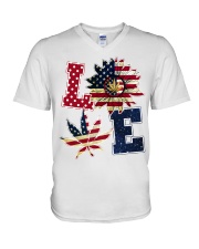 LOVE 2 V-Neck T-Shirt tile
