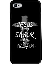 Jesus is my Savior NOT my Religion Phone Case tile