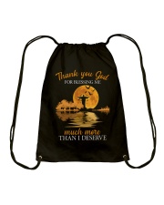 THANK YOU GOD Drawstring Bag tile