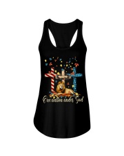 ONE NATION UNDER GOD Ladies Flowy Tank tile