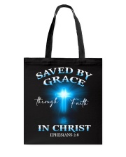 SAVED BY GRACE Tote Bag tile